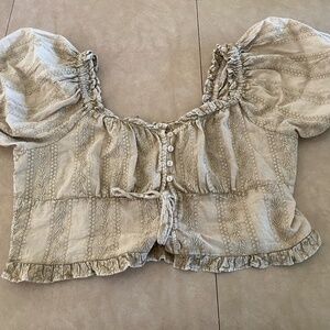NWOT MISS SELFRIDGE PEASANT TOP